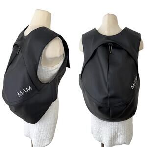 MAM EVA-P Futuristic Large Backpack Bag Vest Black Water Repellent Coated Canvas